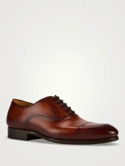 Naxos Leather Cap Toe Shoes