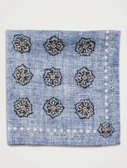 Noel Silk Pocket Square