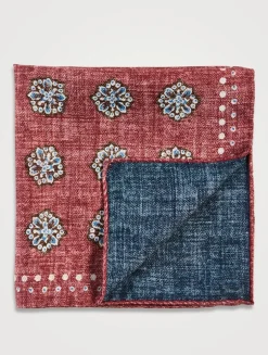 Noel Silk Pocket Square