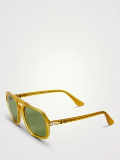 0PO3328S Aviator Sunglasses