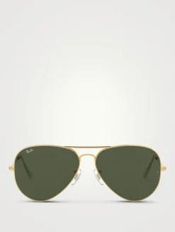 0RB3026 Large Aviator Sunglasses