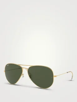 0RB3026 Large Aviator Sunglasses
