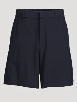 Ribbed Bermuda Shorts