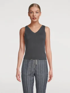 Rib-Knit Tank Top