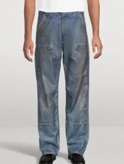 Roy Roger's x Dave's NY Trompe L'Oeil Canvas Pants