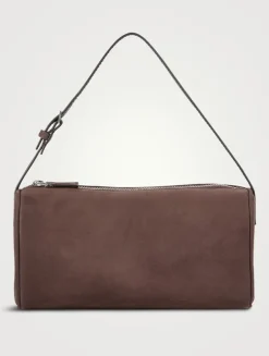 90s Suede Baguette
