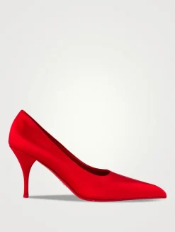 Satin Pumps