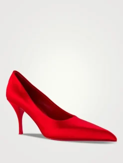 Satin Pumps