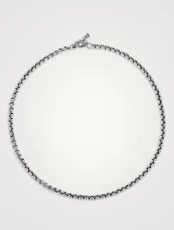 Silver Infinity Link Necklace