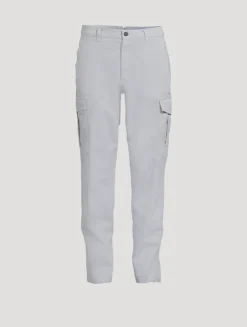 Stretch Cotton Cargo Pants
