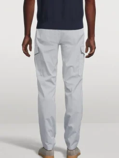 Stretch Cotton Cargo Pants