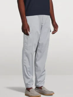 Stretch Cotton Cargo Pants