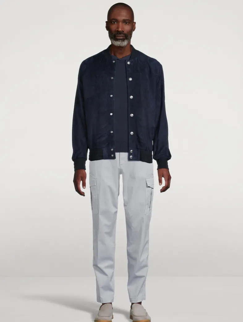 Stretch Cotton Cargo Pants