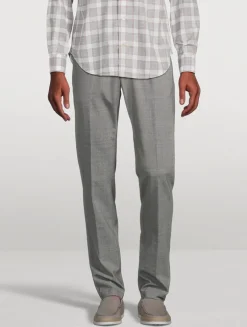 Stretch Wool Jogger Pants