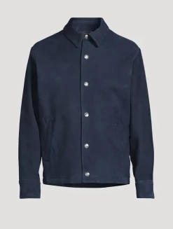 Suede Shirt Jacket