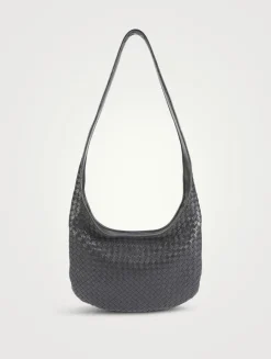 Veneto Intrecciato Leather Crossbody Bag