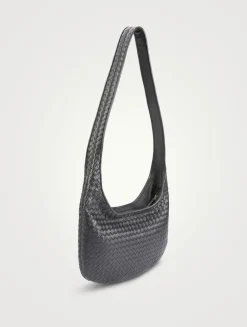 Veneto Intrecciato Leather Crossbody Bag