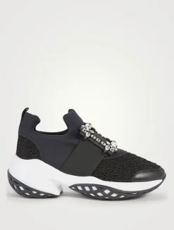 Viv' Run Strass Mesh Neoprene Sneakers