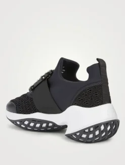 Viv' Run Strass Mesh Neoprene Sneakers