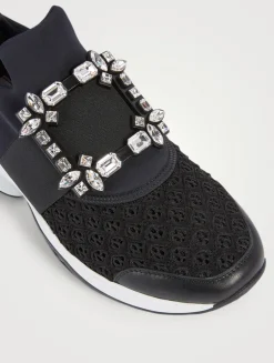 Viv' Run Strass Mesh Neoprene Sneakers