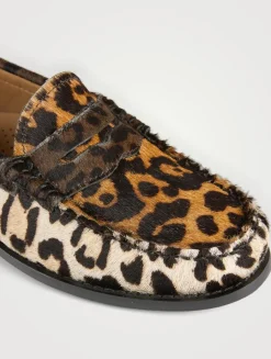 Whitney Weejuns® Pony Hair Loafers In Leopard Print
