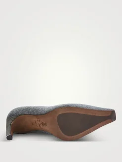 Wool Flannel Pumps