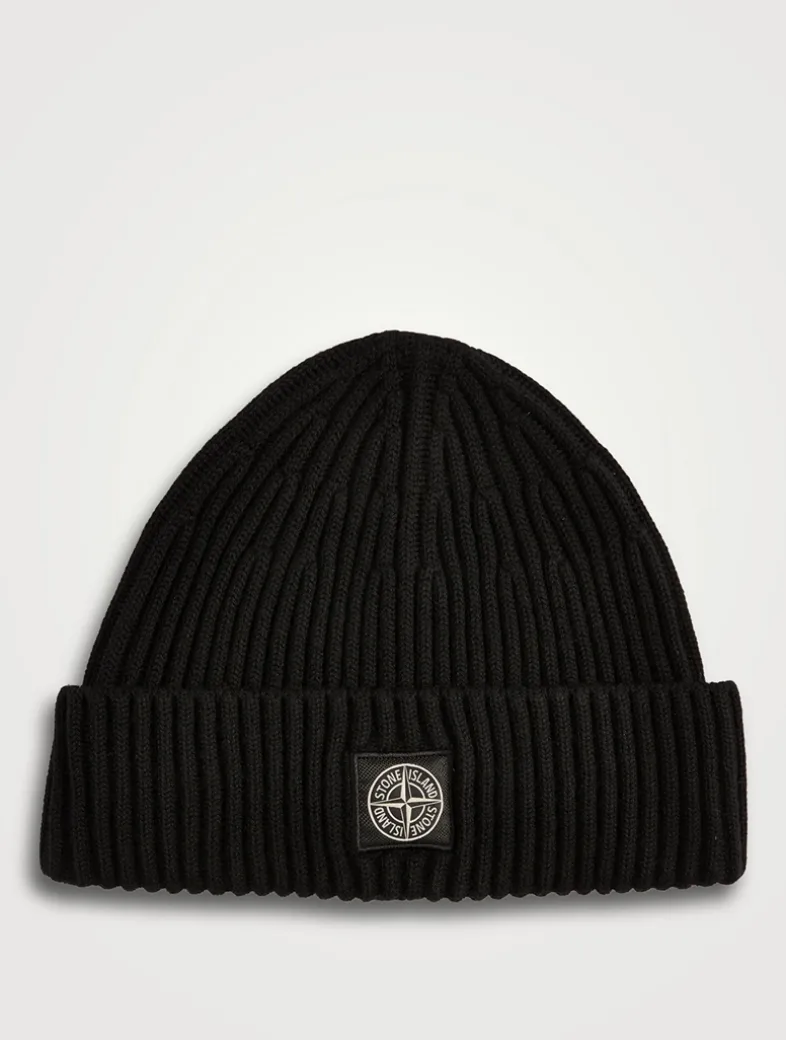 Wool Ribbed Beanie