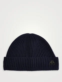 Wool Ribbed Beanie