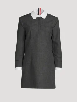 Wool Shift Dress