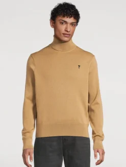 Wool Turtleneck Sweater