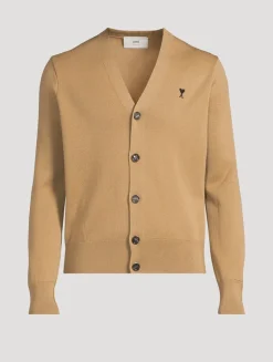 Wool V-Neck Cardigan