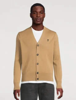 Wool V-Neck Cardigan