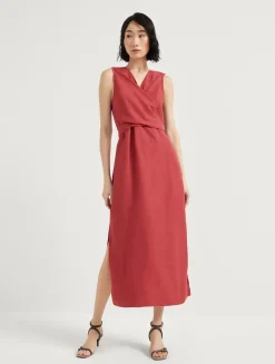 Wrap-effect Dress