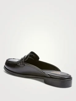 Wynn Leather Mules