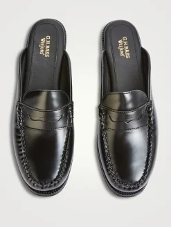 Wynn Leather Mules